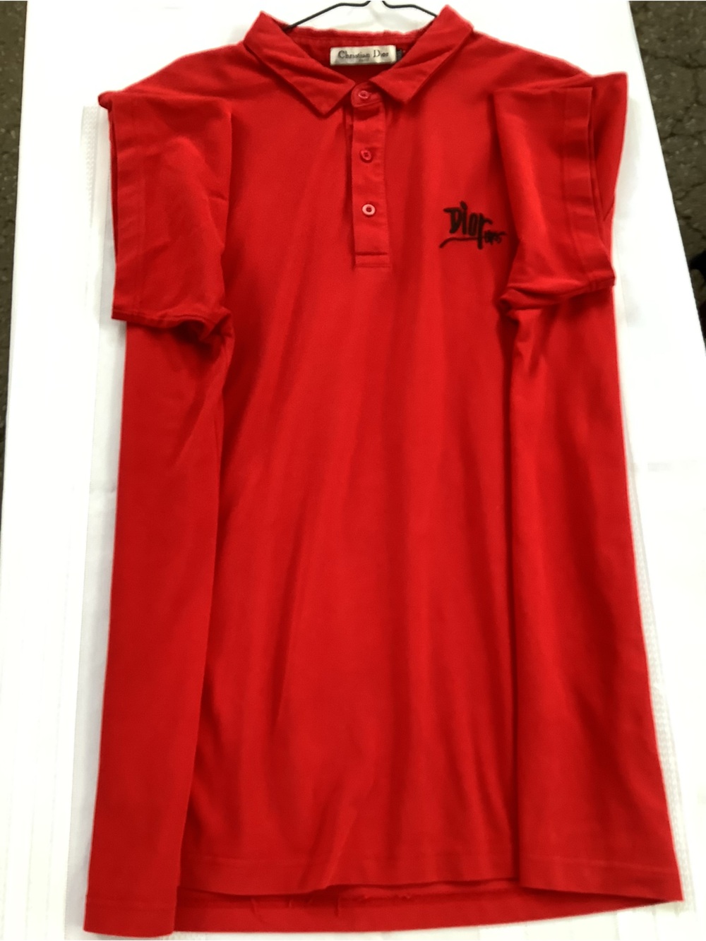 Christian Dior Red Polo Shirt
